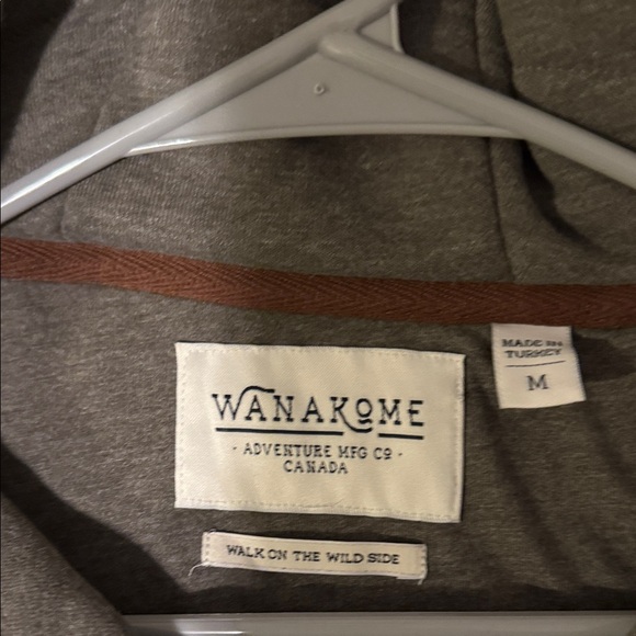 Wanakome grey womens full zip. size Medium. - Picture 2 of 9